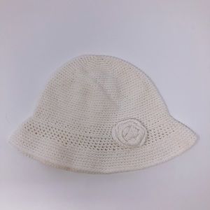 The Children’s Place White Cotton Flower Hat